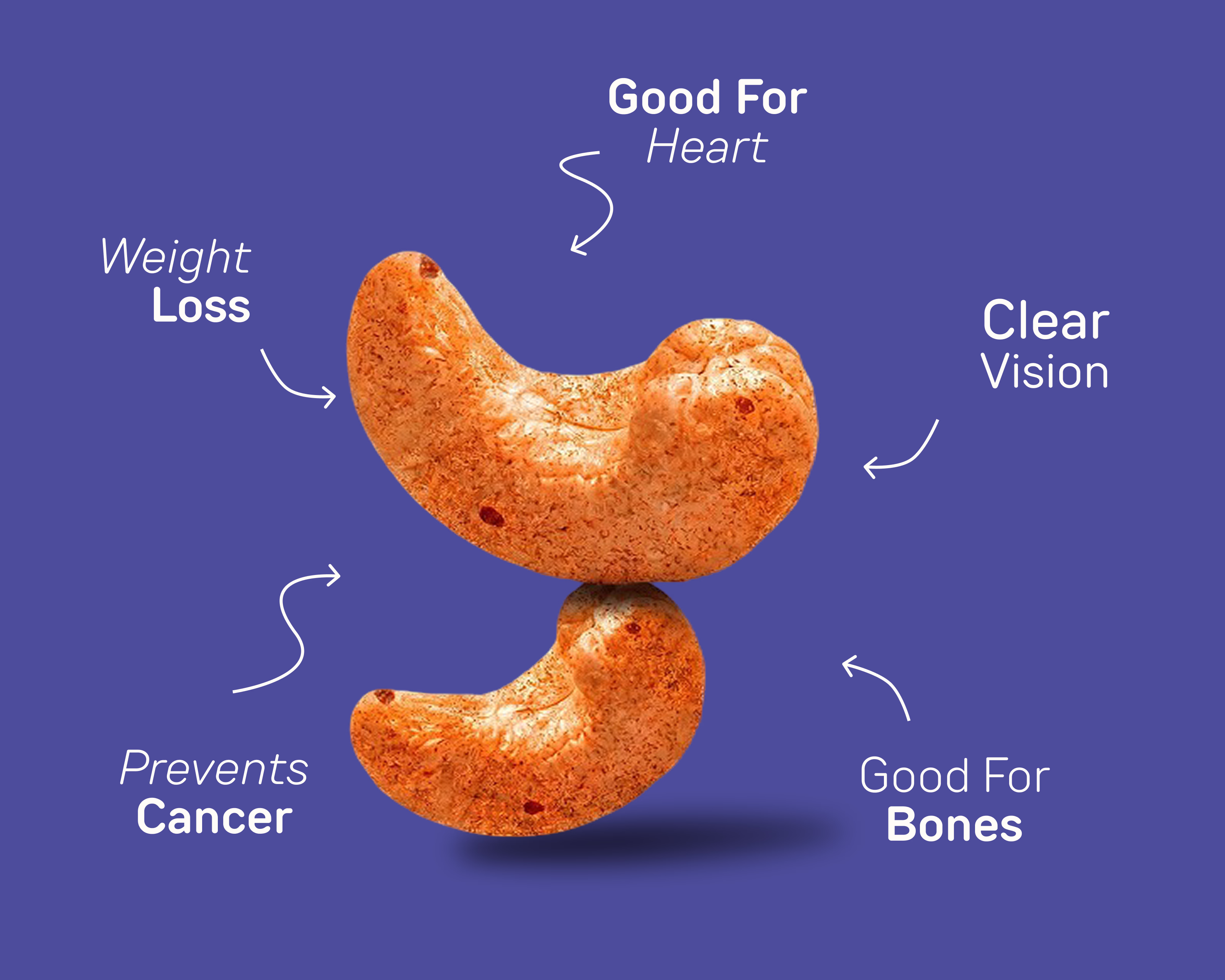 Roasted Smoky BBQ Cashews Benefits